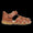 Geflochtene Sandale mit verstellbarem Klettverschl