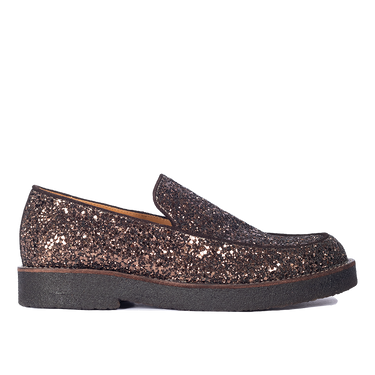 Funkelnder Glitzer-Loafer