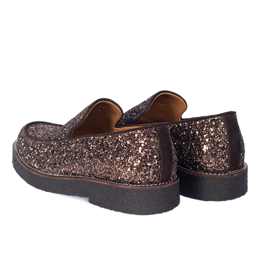 Funkelnder Glitzer-Loafer