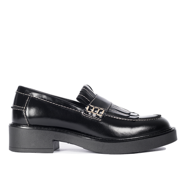 Chunky Penny Loafer mit Fransen