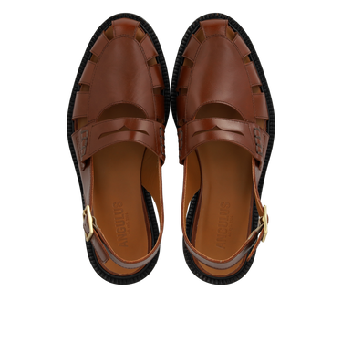 Sling-back loafer