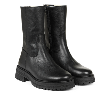 Mid-cut Stiefel mit elastischem detail