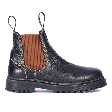 Chelsea-Stiefel mit Logo-Riemen