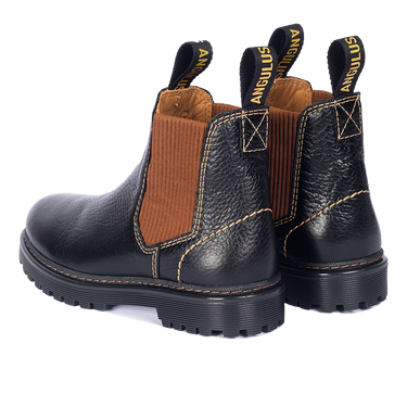 Chelsea-Stiefel mit Logo-Riemen