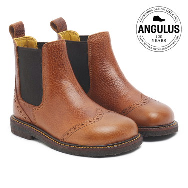 Chelsea Boot mit Brogue-Spitzenmuster