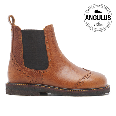 Chelsea Boot mit Brogue-Spitzenmuster