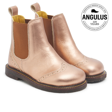 Chelsea Boot mit Brogue-Spitzenmuster