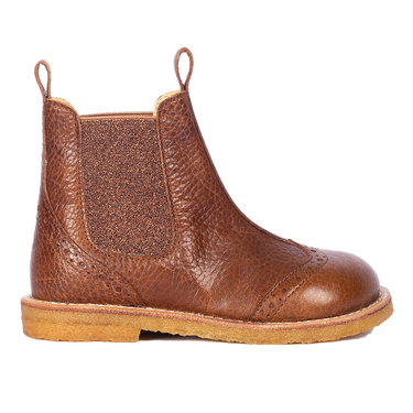 Chelsea Boot mit Brogue-Spitzenmuster