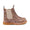 Klassischer Chelsea Boot mit brogue-spitzenmuster