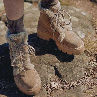 Stiefel mit wollfutter