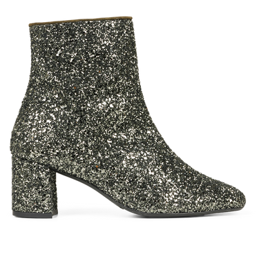 Glitzernde Glitzerstiefel